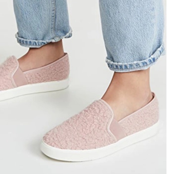 Vince🍁🍂Blair Faux-shearling Slip on sneakers size 38 US 8 - Picture 3 of 11